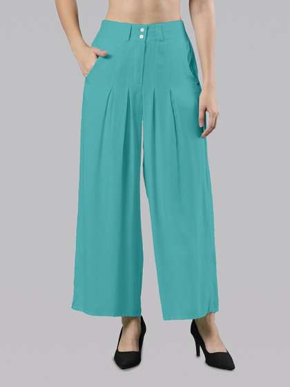 Femmora Women Flared Palazzos