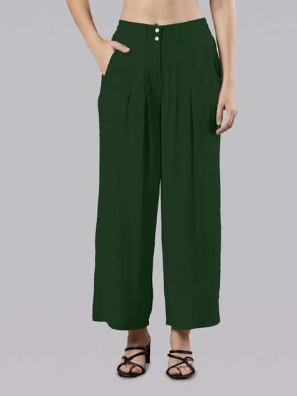 Femmora Women Flared Palazzos