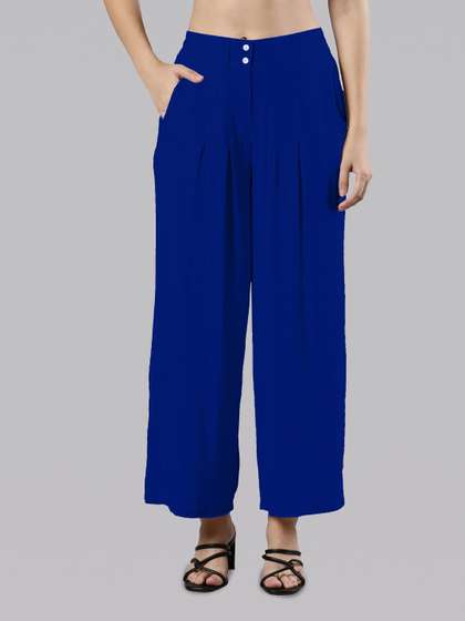 Femmora Women Flared Palazzos