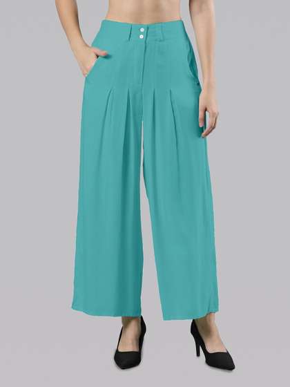 Femmora Women Flared Palazzos
