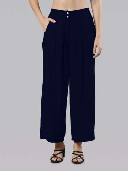 Femmora Women Flared Palazzos