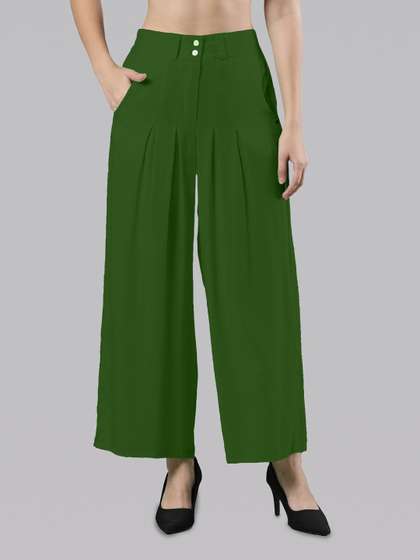 Femmora Women Flared Palazzos
