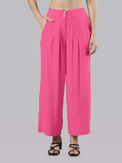 Femmora Women Flared Palazzos