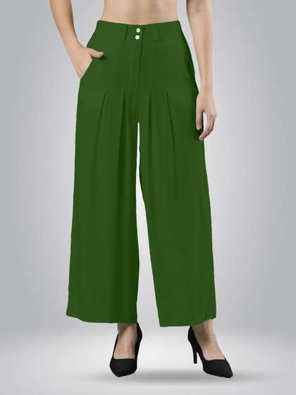 Femmora Women Flared Palazzos