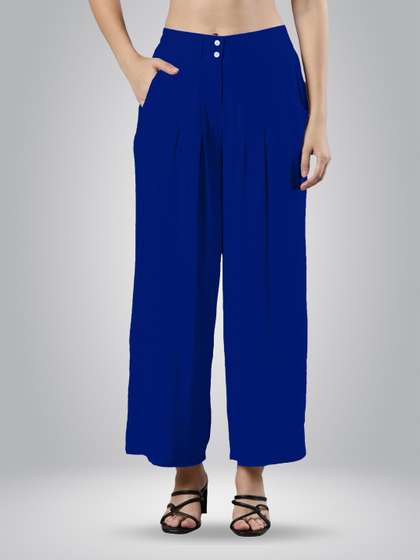 Femmora Women Flared Palazzos
