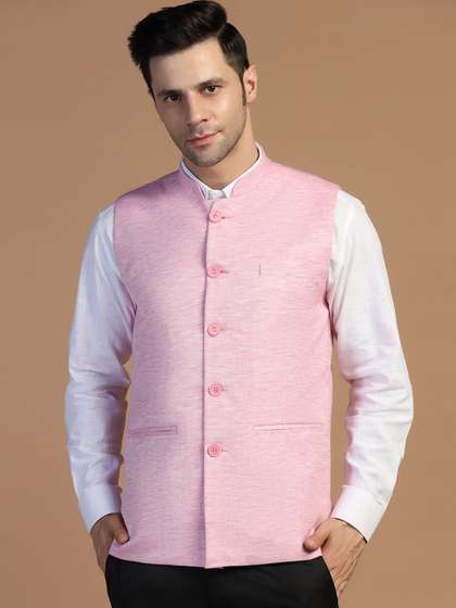 TAHVO Men Solid
                        Nehru Jackets