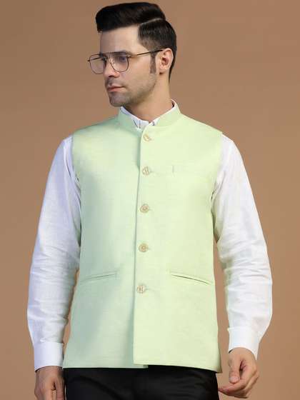 TAHVO Solid Nehru Jacket