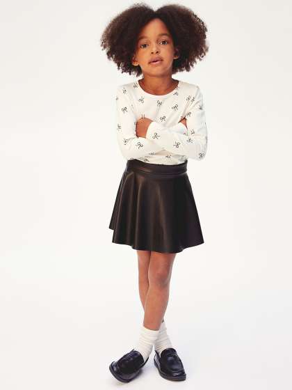 H&M Girls Printed Jersey Tops