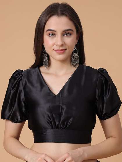 Frolic Rolic V-Neck Saree Blouse