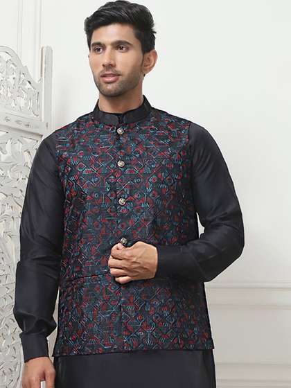 Jompers Embroidered Nehru Jacket