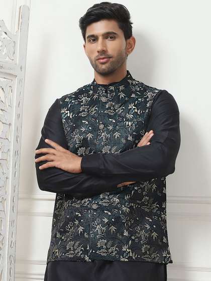 Jompers Embroidered Nehru Jacket