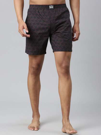 Levis Men Printed
                        Cotton Woven Soft Boxer Shorts with Side Pocket
