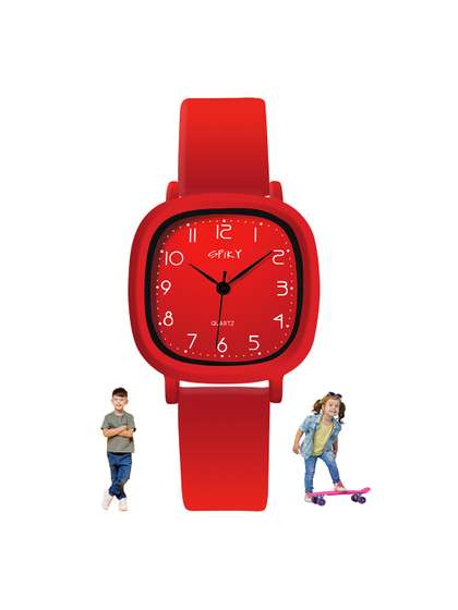 Spiky Unisex Kids Dial
                    & Straps Analogue Watch SPKEVA19_RED