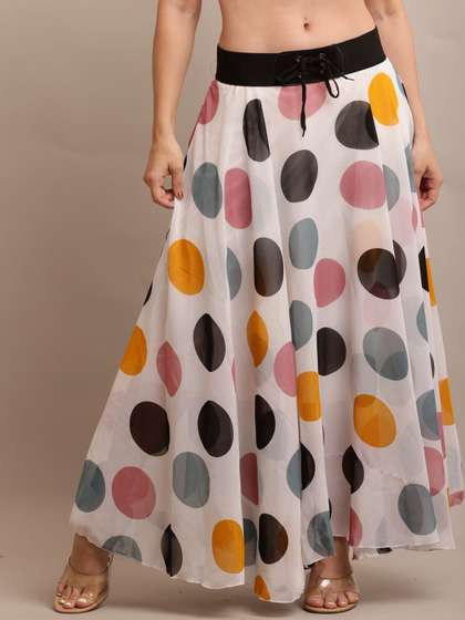 Raabta Fashion Flared Maxi Skirts