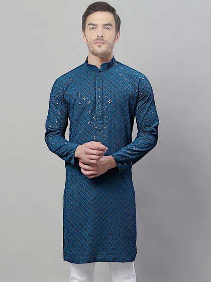 SG LEMAN Embroidered Straight Kurta