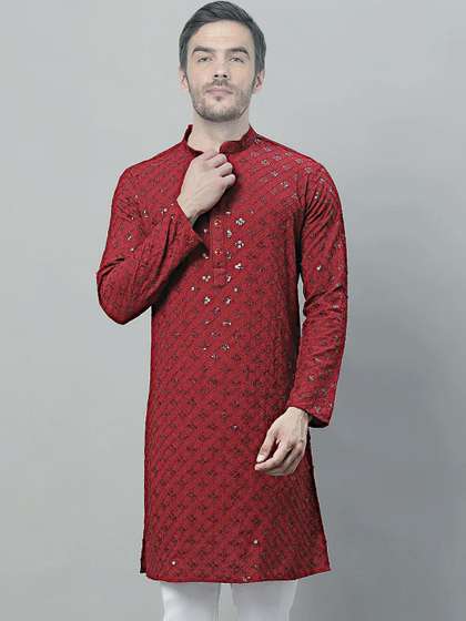 SG LEMAN Embroidered Straight Kurta