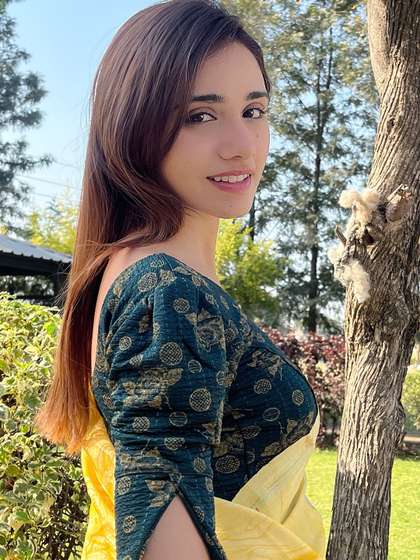 Bindigasm's Advi Printed Stretchable Saree Blouse