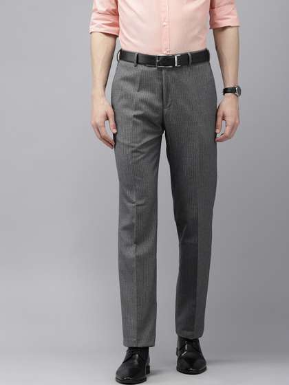 Park Avenue Men
                        Striped Formal Trousers