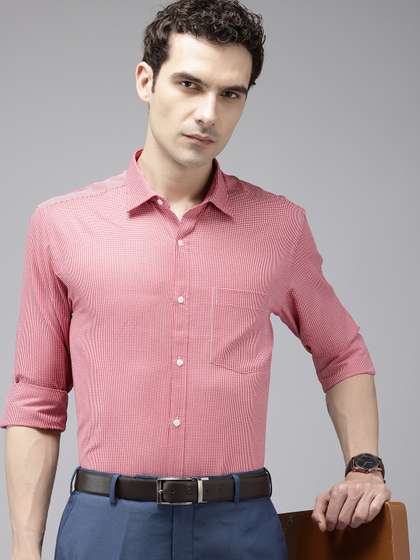 Park Avenue Slim Fit
                        Micro Checked Formal Shirt