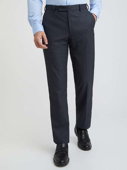 Park Avenue Men
                          Striped Formal Trousers