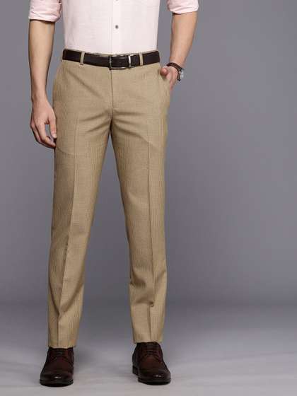Raymond Men Checked
                        Slim Fit Formal Trousers