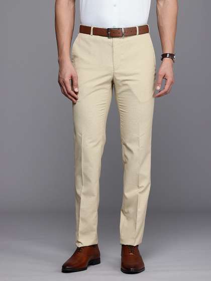 Raymond Men Checked
                        Slim Fit Formal Trousers