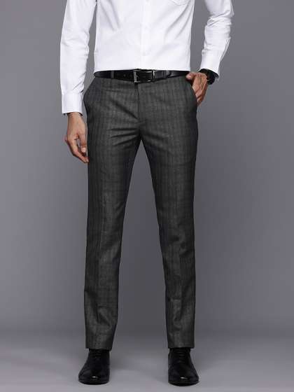 Raymond Men Checked
                        Slim Fit Formal Trousers