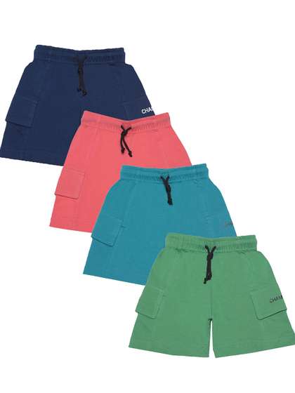 Dollar Champion Kidswear
                    Pack of 4 Boys Printed Shorts