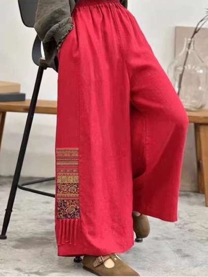 StyleCast Women Printed Flared Palazzos