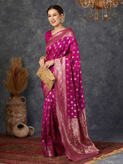 KALINI Woven Designed Banarasi Saree