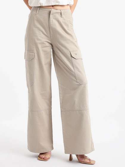 RAREISM Women High-Rise Cargo Trouser