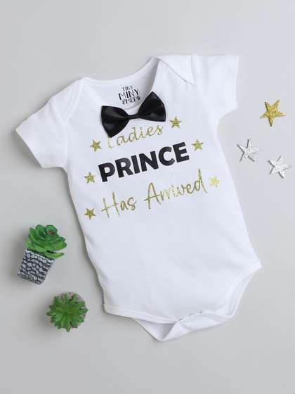 TINY MINY ME Infant Boys
                    Printed Short Sleeves Bodysuit