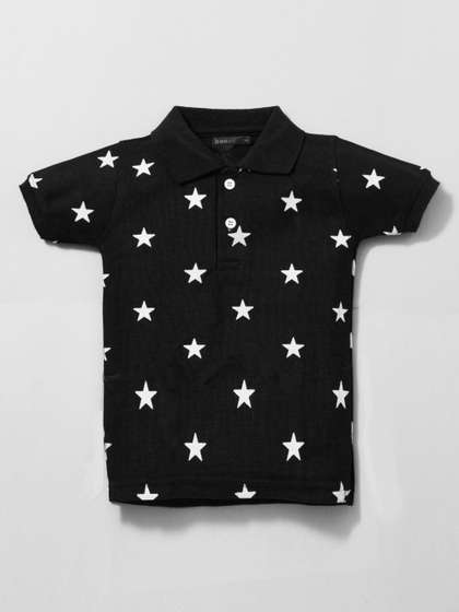 BAESD Boys Conversational Printed Polo Collar T-shirt