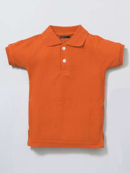 BAESD Boys Solid Polo Collar T-shirt