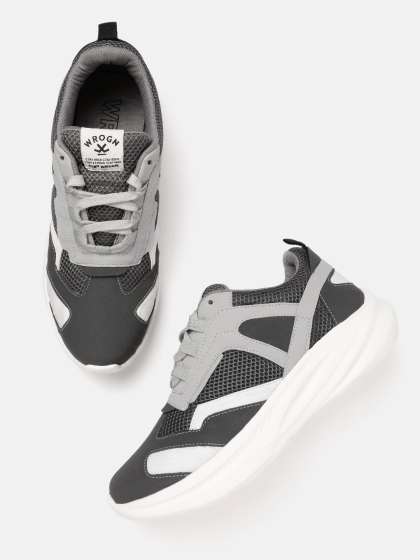WROGN Men Striped Running Shoes
