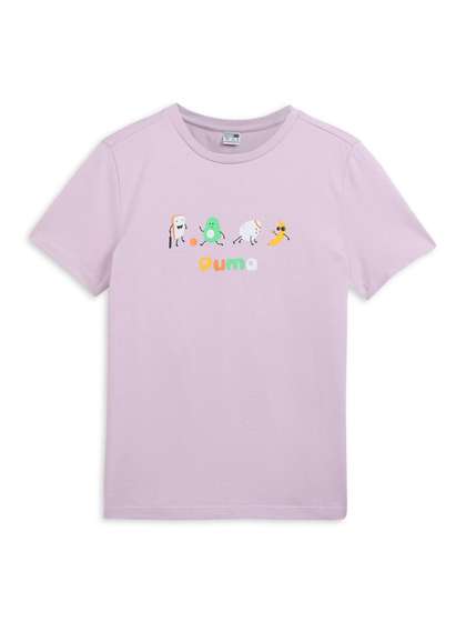 Puma Kids-Unisex Classics Graphic Youth Cotton T-Shirts
