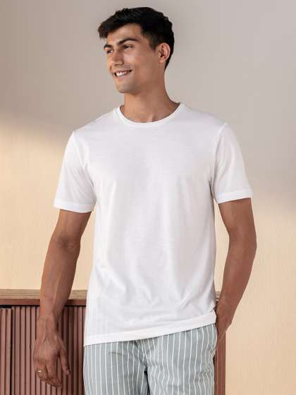 DAMENSCH Ultralight Basic Crew Pure Cotton Lounge T-Shirts