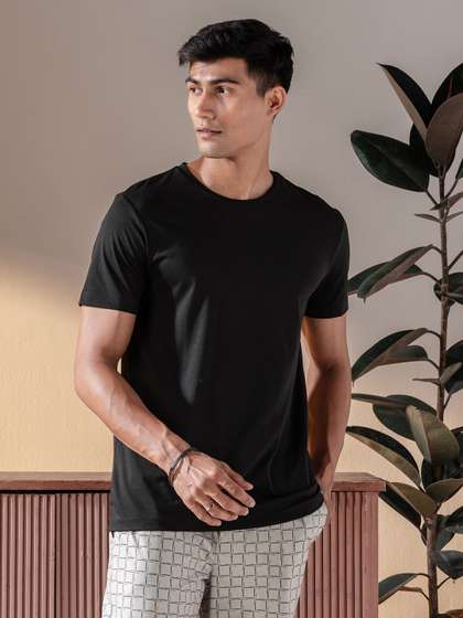 DAMENSCH Ultralight
                        Basic Crew Pure Cotton Lounge T-Shirts