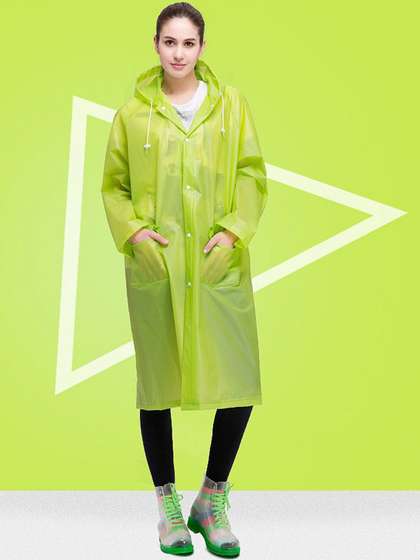 Alexvyan Hooded
                          Waterproof Rain Jacket