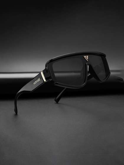 Voyage Unisex Shield
                        Sunglasses with Polarised and UV Protected Lens