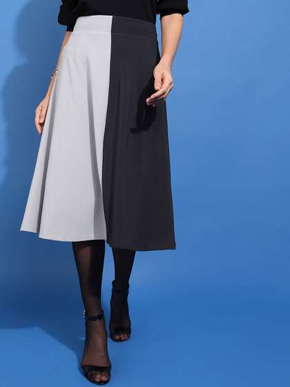 BAESD Flared Midi Skirts