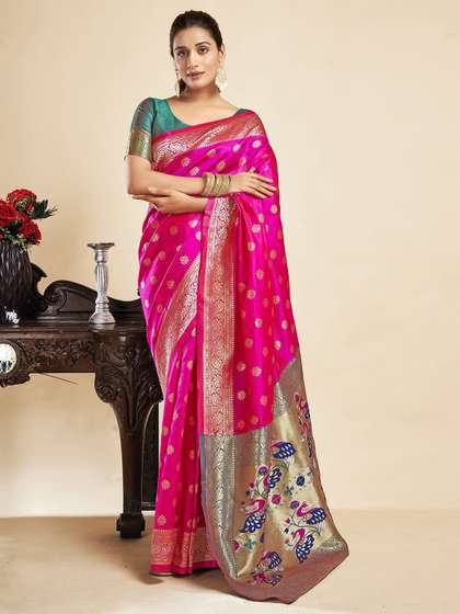 KALINI Paithani Pure Silk Saree