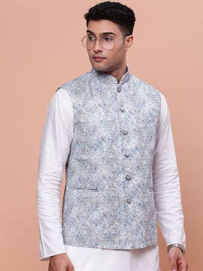 SHOWOFF Embellished Nehru Jackets