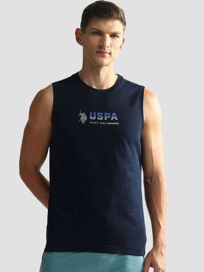 U.S. Polo Assn. Men
                        Pure Cotton Innerwear Basic Vest