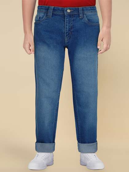 Allen Solly Junior Boys
                    Slim Fit Mid-Rise Light Fade Jeans