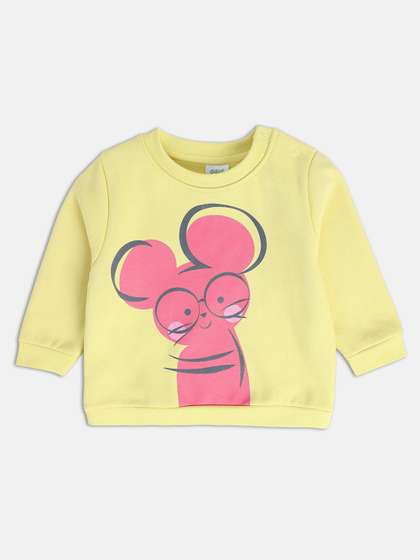 MINI KLUB Girls Printed
                    Sweatshirt