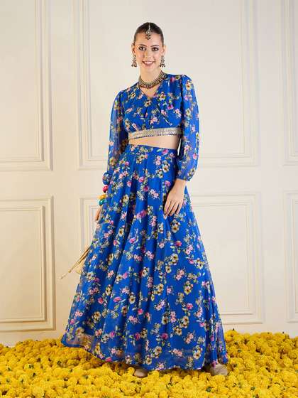Shae by SASSAFRAS Printed Lehenga Choli