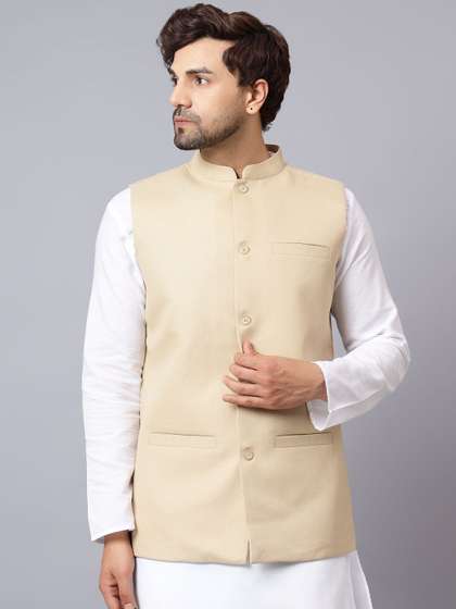 Latest Chikan Garments Mandarin Collar Nehru Jacket