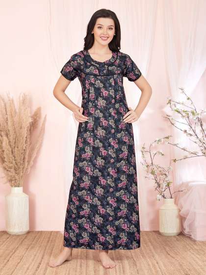 Price History of Sand Dune Printed Maxi Nightdress from Myntra 111 12246846