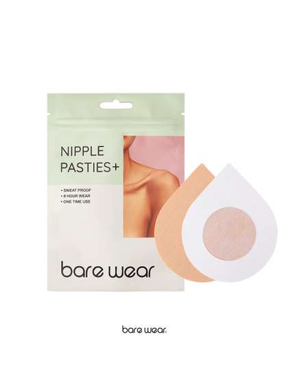 Bare Wear Nipple
                        Pasties Plus Sweatproof Waterproof (5 Pairs)
                        Beige Nipple Covers